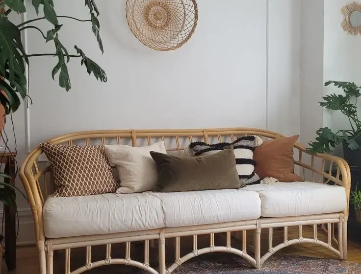 Boho Living Room Ideas with Natural Texture: Minimalist & Modern